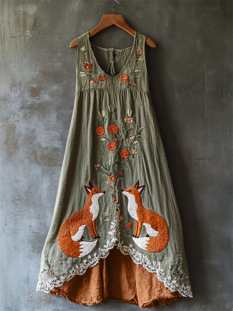 A Vintage Style Dress with Delicate Timeless Details