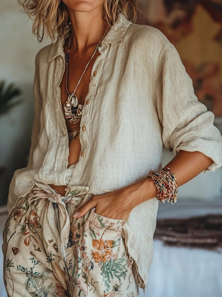 Vintage Inspired Blouse with a Contemporary Edge