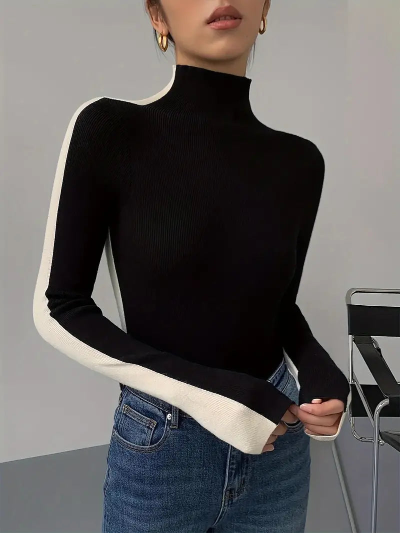 Well Tailored Sweater with a Graceful Silhouette