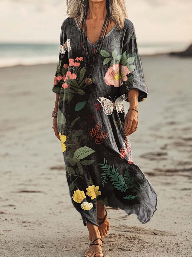 Classic Vintage Dress with a Flattering Fit