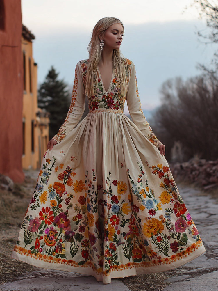 A Vintage Style Dress with Delicate Timeless Details