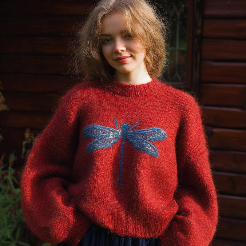Vintage Inspired Sweater with a Contemporary Edge