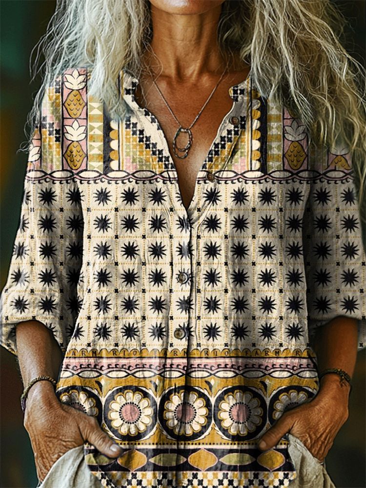 A Vintage Style Shirt with Delicate Timeless Details