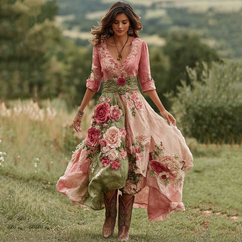 Classic Vintage Dress with a Flattering Fit